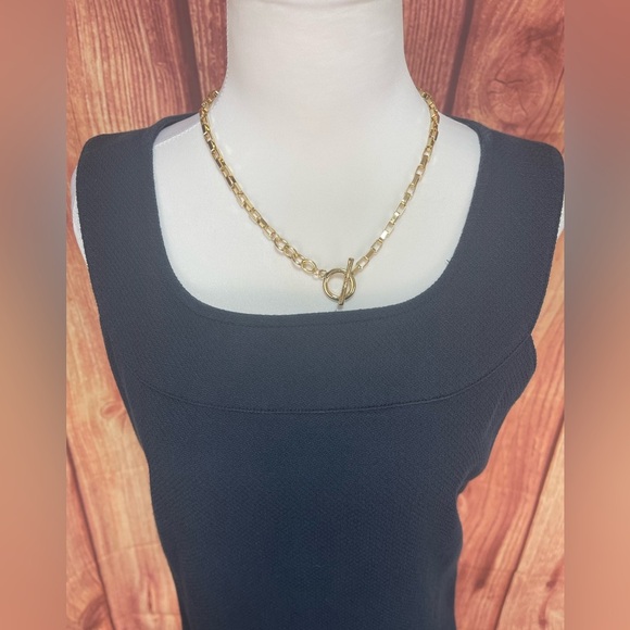 J. Crew Navy cotton blend sleeveless lined sheath dress women’s size 8 - Picture 3 of 16